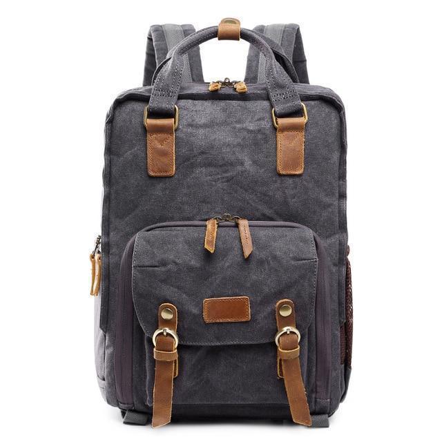 Waterproof Canvas Photography Rucksack Bag