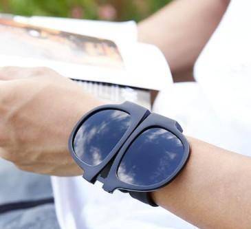 Trendy Foldable Polarized Shades - Black - Halri