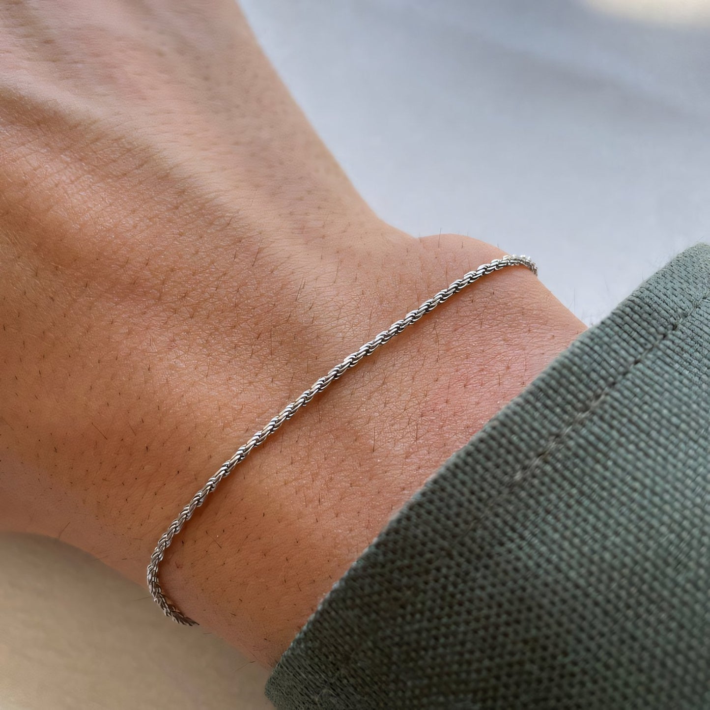 Lovely Matching Rope Chain Couple Bracelet Set