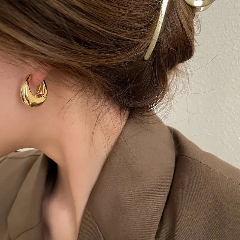 Halri | 925 Sterling Silver Delicate Huggie Earrings