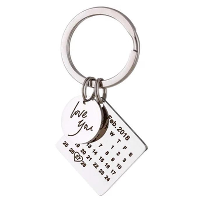 Compact Daily Planner Keychain