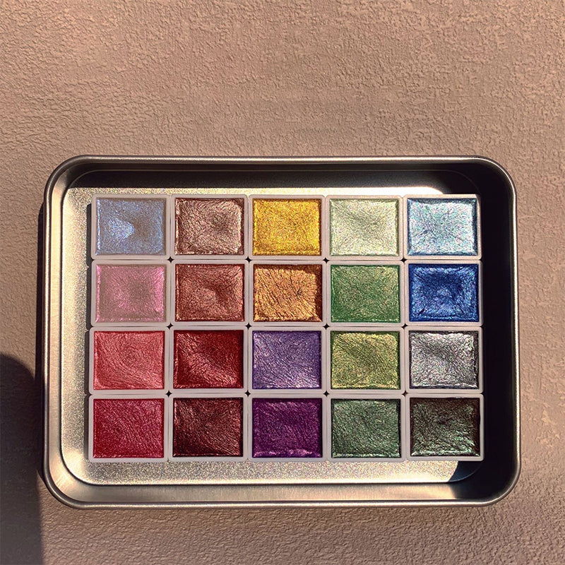 Vibrant Watercolor Art Paint Set 20 Shades