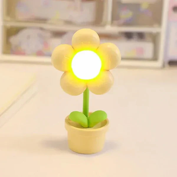 Delicate Floral Calming Desk Lamp