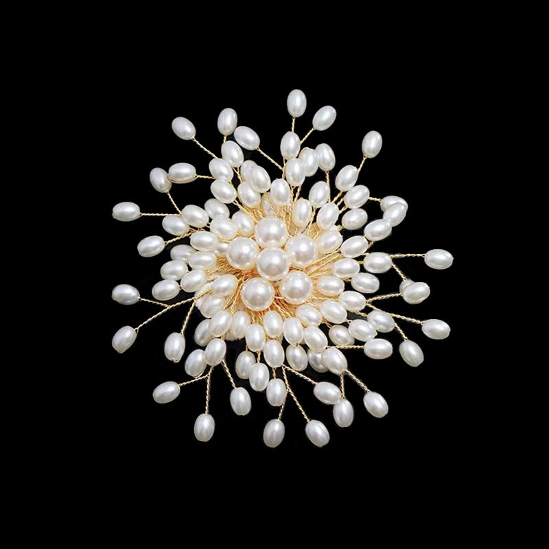 Luxury Handmade Pearl Brooch for Women