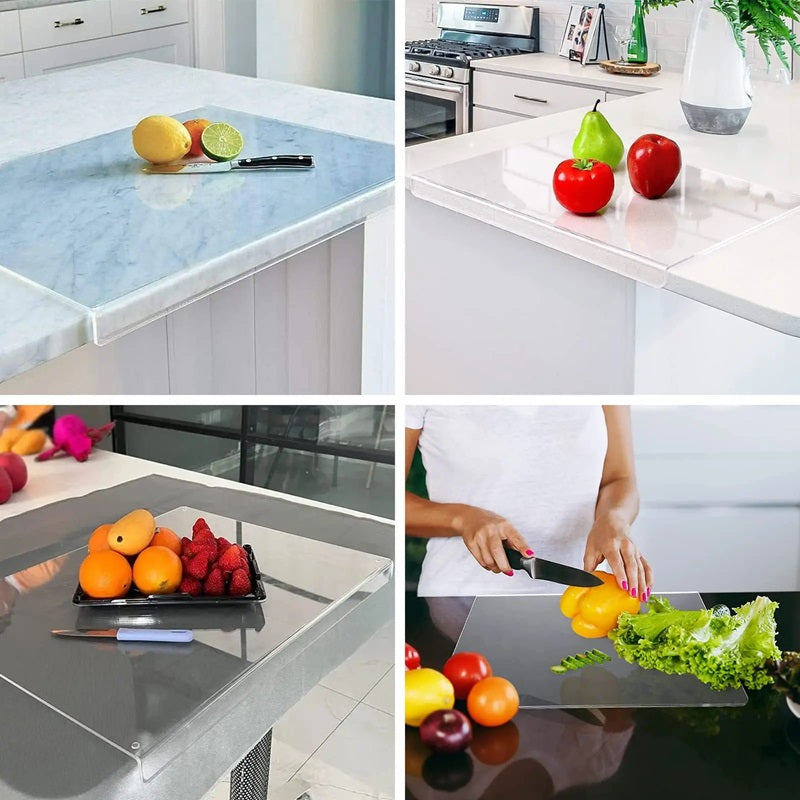 Easy Clean Cutting Board with Non Slip Edge