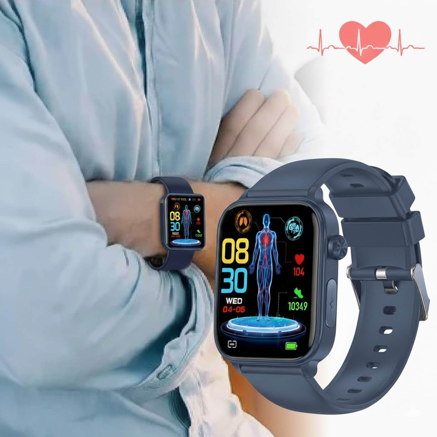 Stylish Fitness Watch with HD Screen โ Pulse Monitor