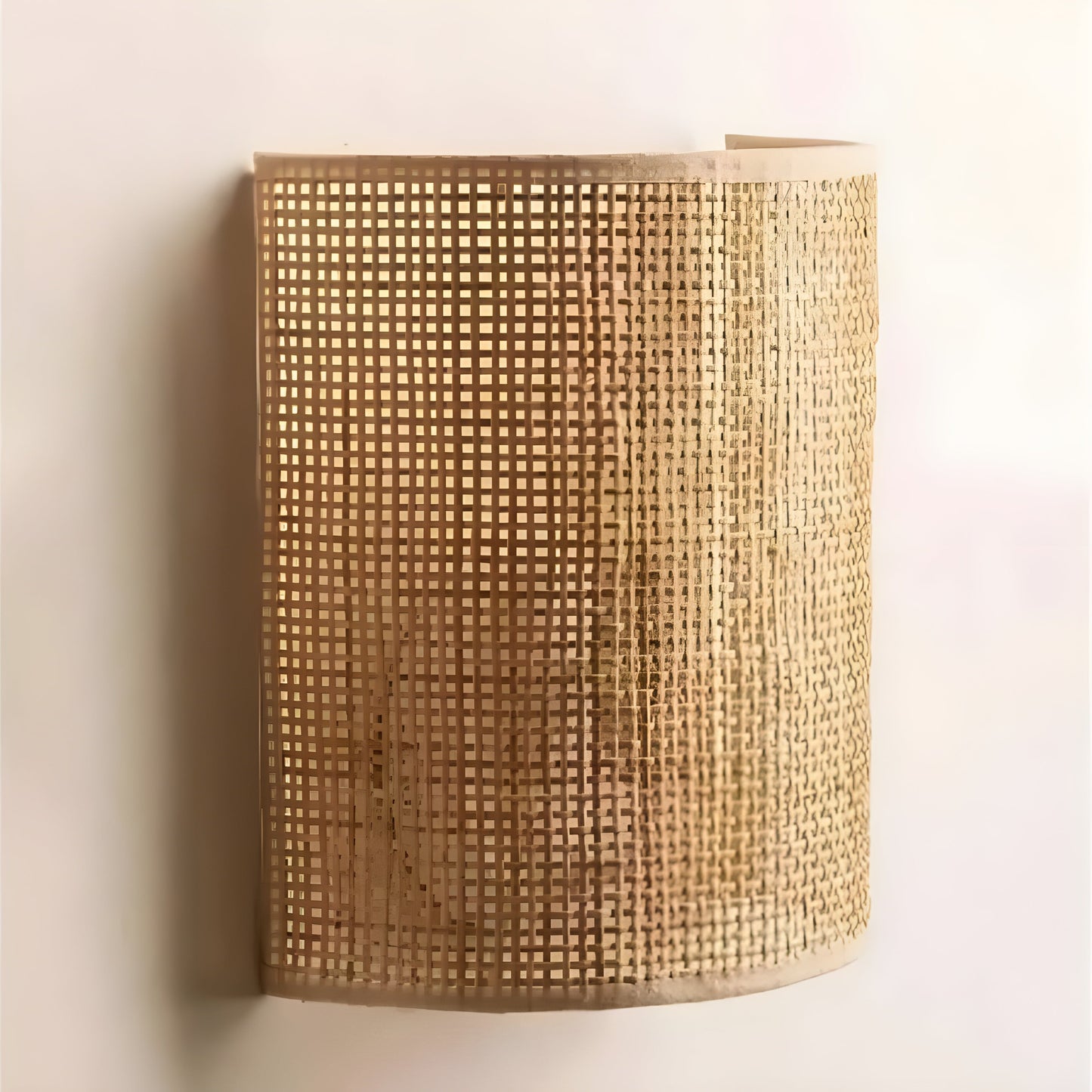 Natural Rattan Woven Wall Light