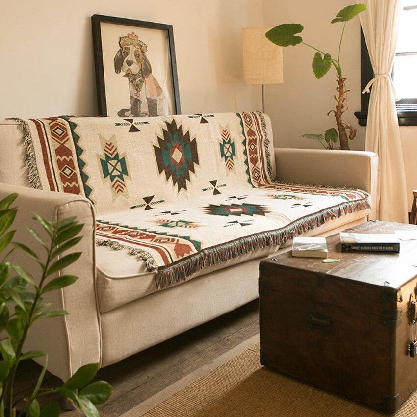 Native American Style Soft Sofa Throw Blanket