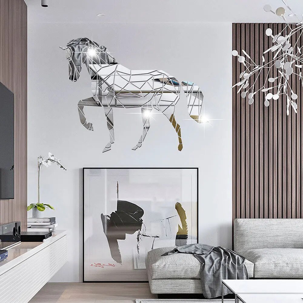 Beautiful Horse Themed Wall Mirror - Halri