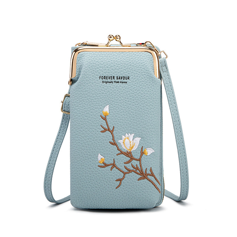 Stylish Embroidered Ladies Cross Body Purse