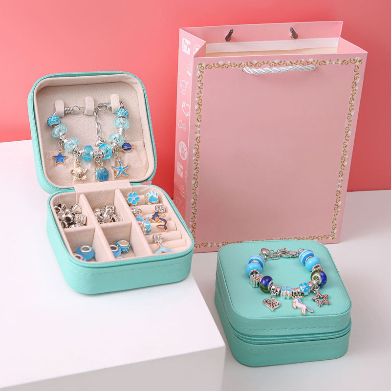 Colorful Kids Bead Jewelry Set
