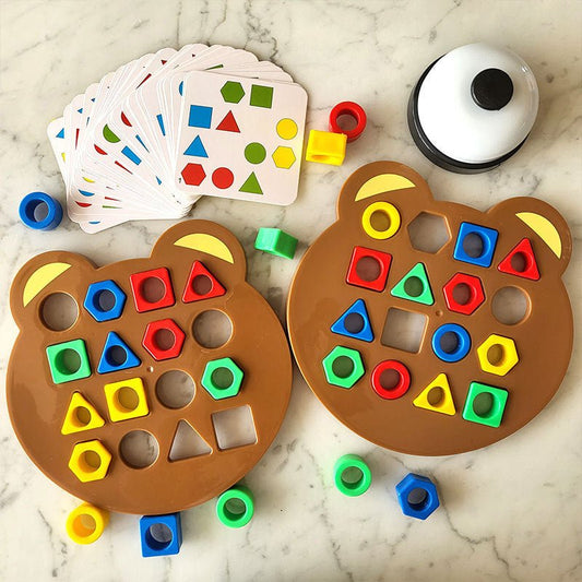 Wooden Shape Sorting Toy Set - Halri