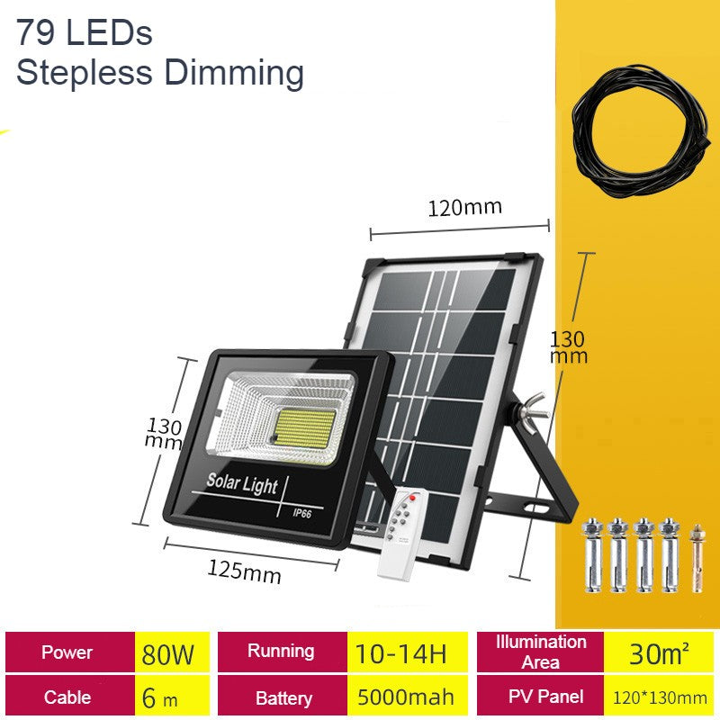 Wireless Solar Powered Garden Light with Remote - Halri