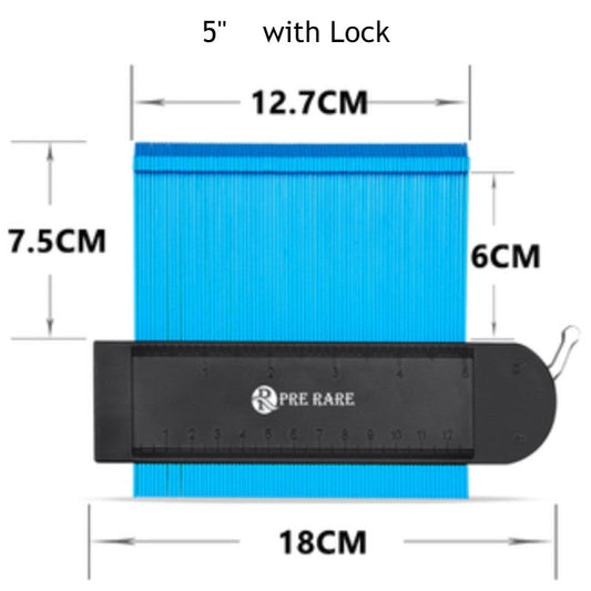 Accurate Locking Profile Gauge Tool for DIY Projects - Halri