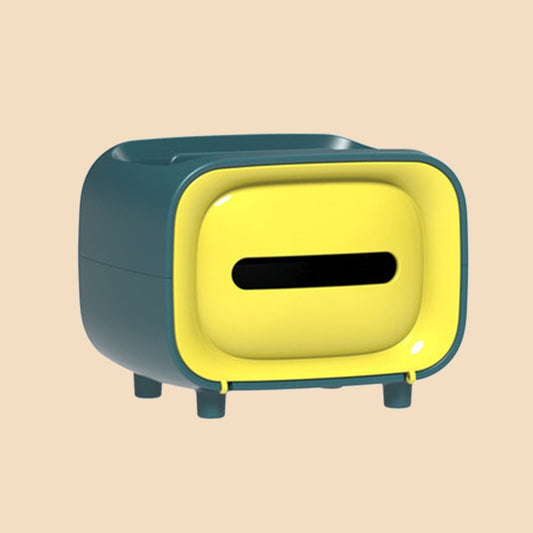 Vintage Style TV Tissue Box with Storage - Halri