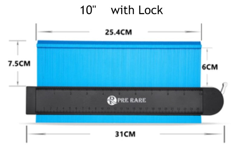 Accurate Locking Profile Gauge Tool for DIY Projects