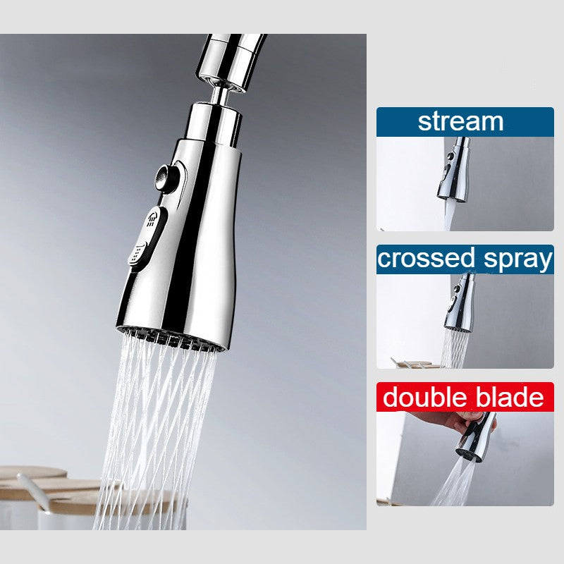 Adjustable Faucet Spray Head with 3 Flow Modes