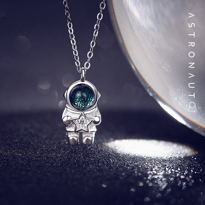 Shining Space Pendant Necklace, Gift for Her
