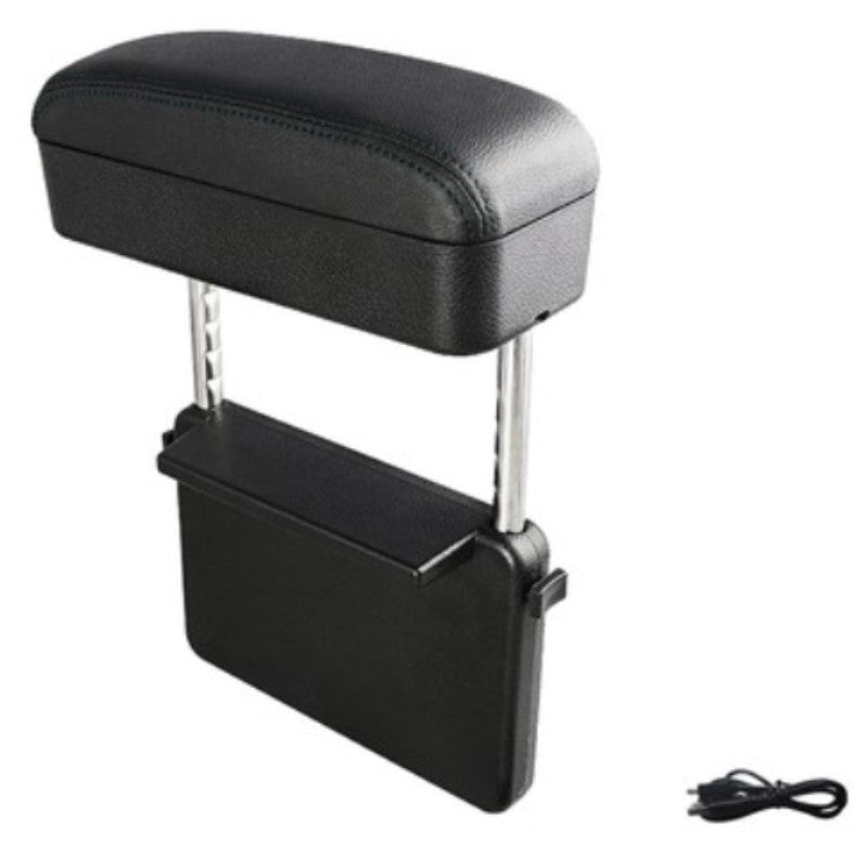 Car Armrest Storage Box with Wireless Charging and Tray - Halri