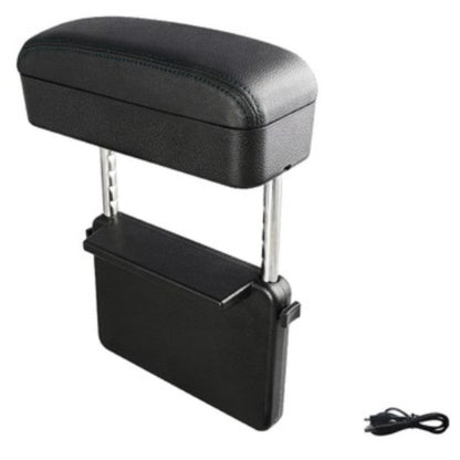 Car Armrest Storage Box with Wireless Charging and Tray - Halri