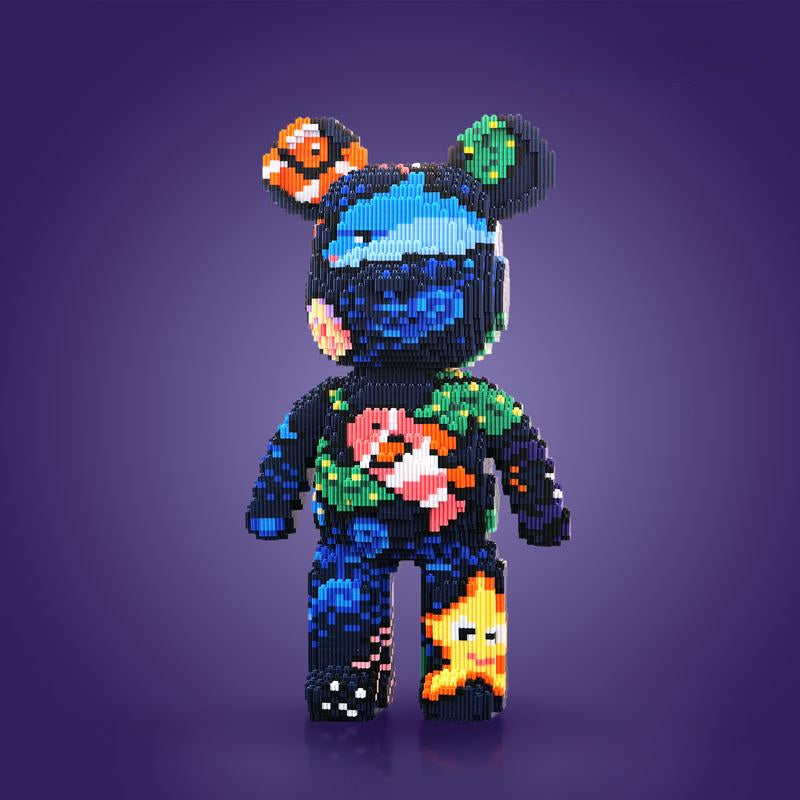 Fun DIY Block Bear Figurines Building Kit