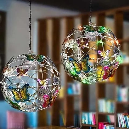 Colorful Garden Butterfly Solar Lamp