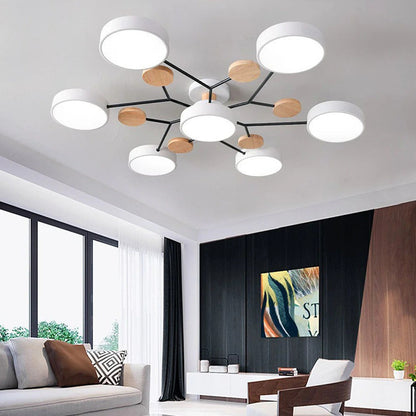 Stylish LED Ceiling Light Fixtures Bright White