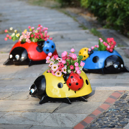 Colorful Garden Ladybug Planter - Halri