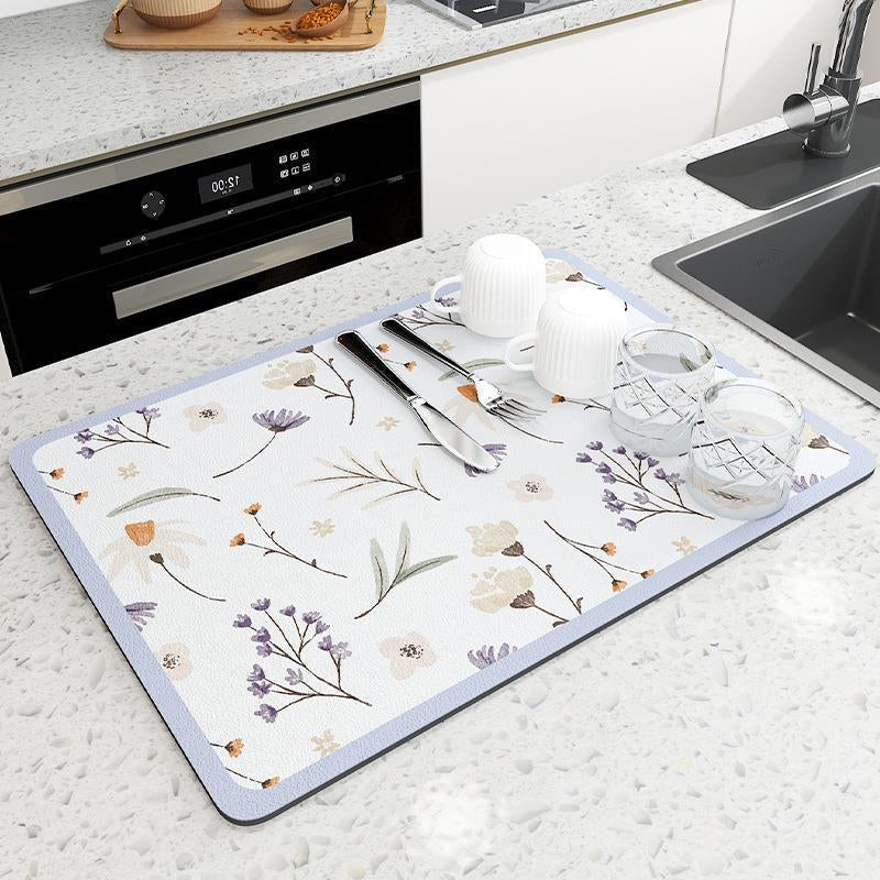 Absorbent Kitchen Counter Drying Mat