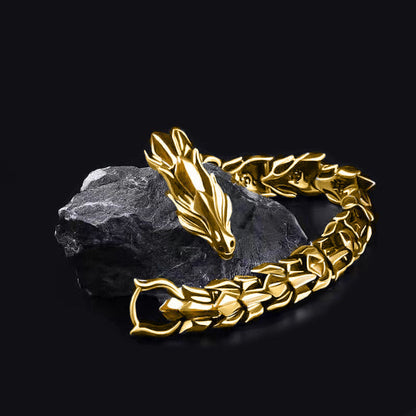 Edgy Rocker Chain Bracelet