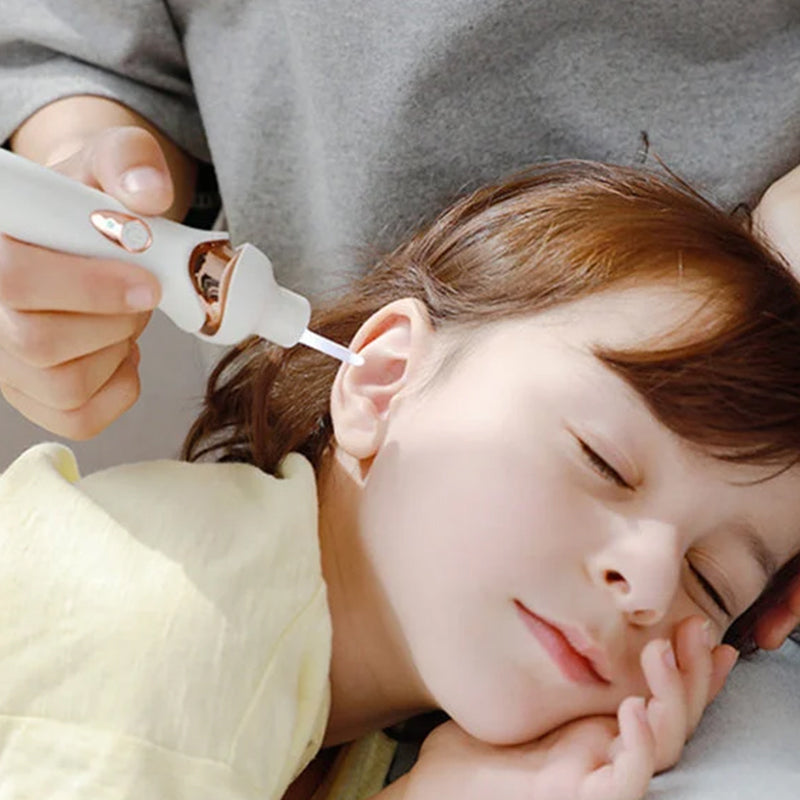 Rechargeable Ear Cleaner with Gentle Silicone Buds
