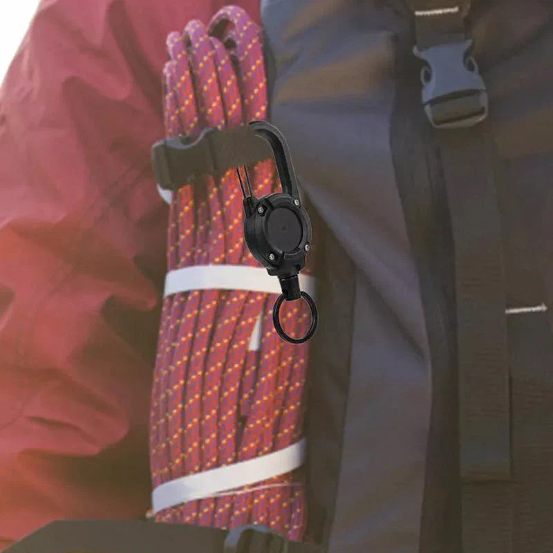 Practical Auto Retract Keychain with Durable Cable - Halri
