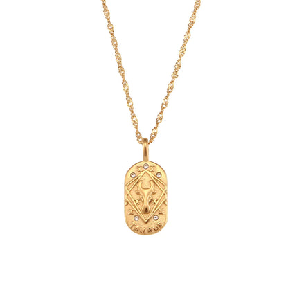 Delicate Astrology Tarot Pendant Necklace