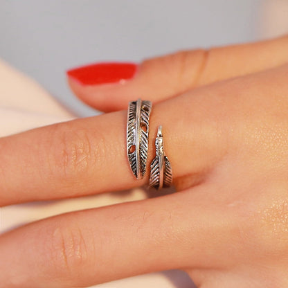 Classic Cat Lady Ring Adjustable Zinc Alloy Band