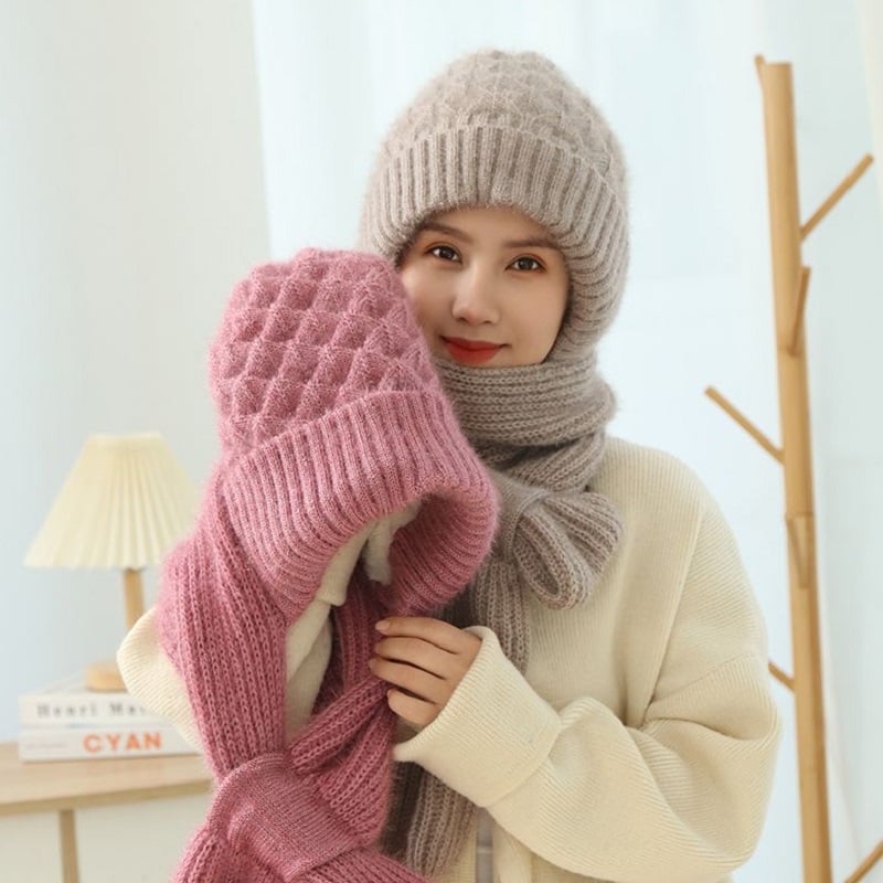 Warm Beanie for Women - Cold Weather Headgear - Halri