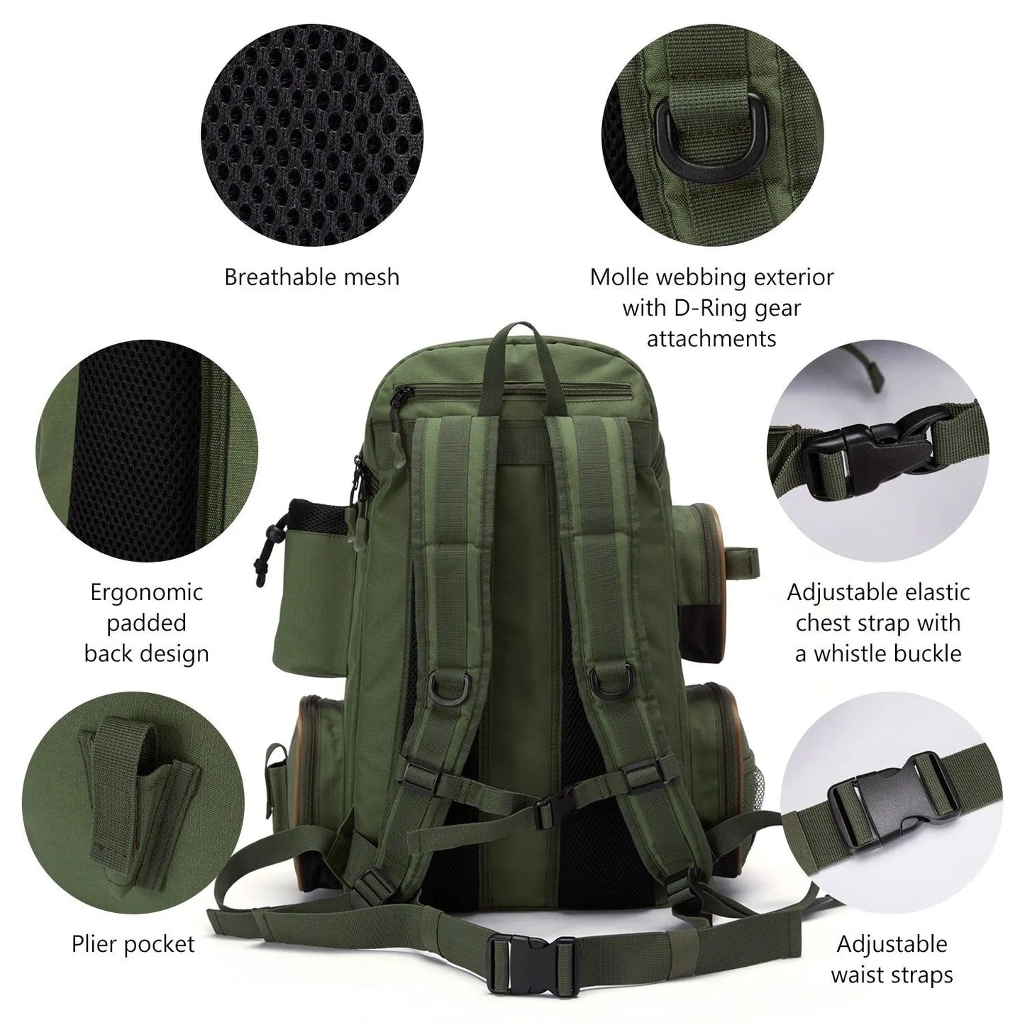 Durable Outdoor Fishing Gear Bag