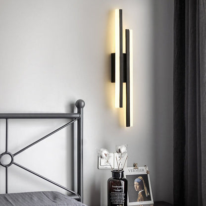 Sleek LED Wall Light | Slim Iron & Acrylic Lamp