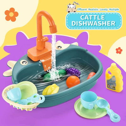 Fun Toy Dishwasher with Water Play Set - Halri