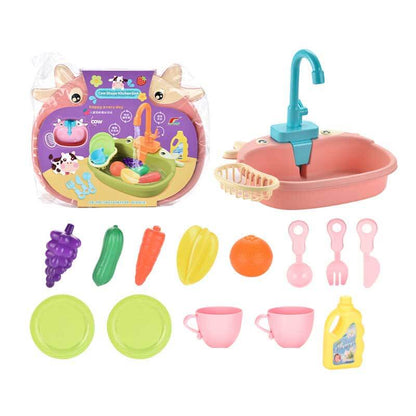 Fun Toy Dishwasher with Water Play Set