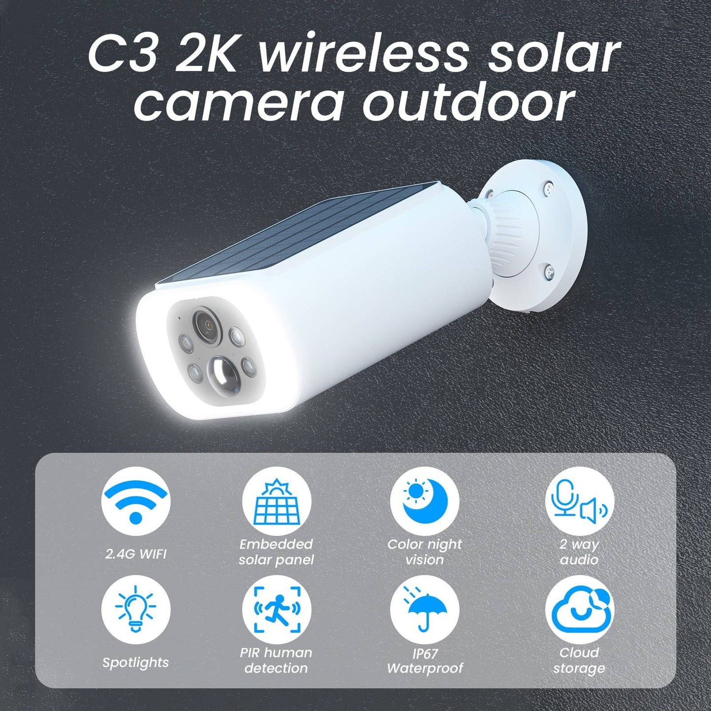 Weatherproof Wi-Fi Outdoor Security Cameras