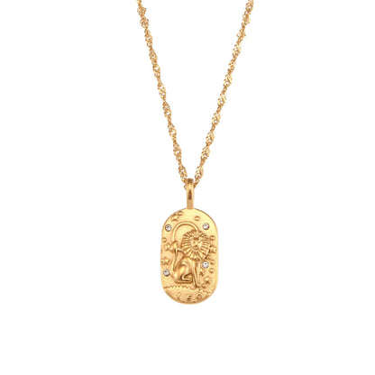 Delicate Astrology Tarot Pendant Necklace