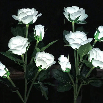 Colorful Outdoor Solar Powered Flower Lights