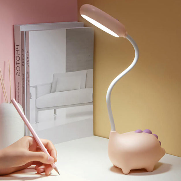 Colorful LED Table Lamp with Fun Dinosaur Design