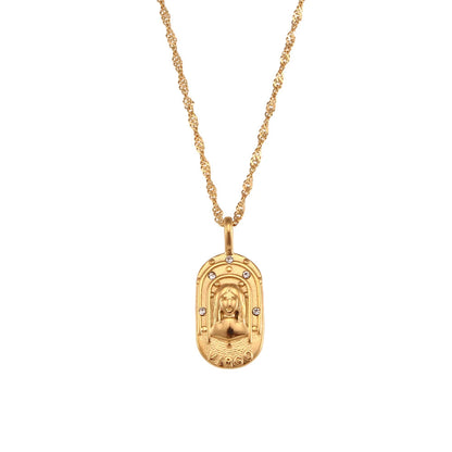 Delicate Astrology Tarot Pendant Necklace
