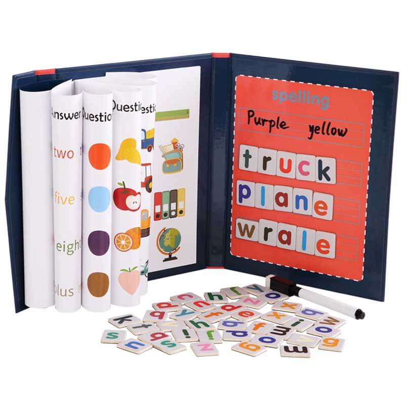 Fun Interactive Magnetic Learning Book for Kids - Halri