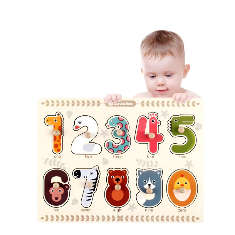Fun Animal Number Puzzle Book for Kids - Halri