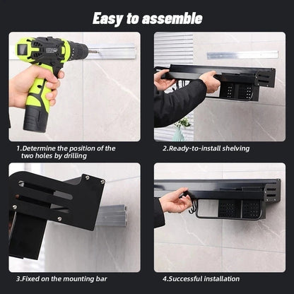 Space Saving Kitchen Shelf Storage Organizer