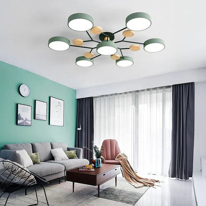 Stylish LED Ceiling Light Fixtures Bright White - Halri