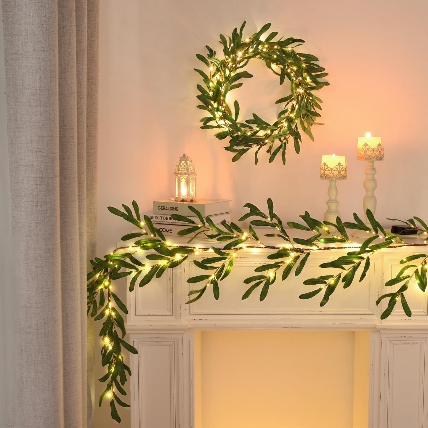 Festive Outdoor Rattan String Lights - Halri