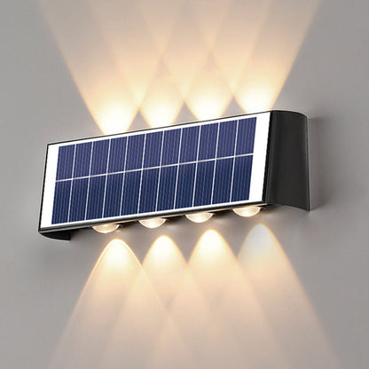 Outdoor Solar Powered LED Wall Light Waterproof